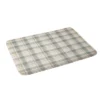 Light Cottage Plaid Memory Foam Bath Mat - Deny Designs