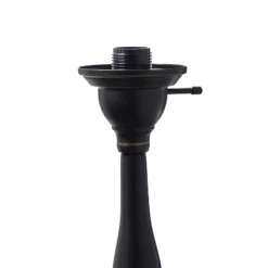 Torchiere Floor Lamp With Reading Light And Marble Glass Shades Restoration Bronze And Amber - Lalia Home -Chic Household Items GUEST 6734e5ec 6e3a 4ed7 907b 17b50343ab72