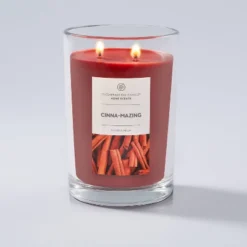 19oz Glass Jar Cinna-mazing Candle - Home Scents