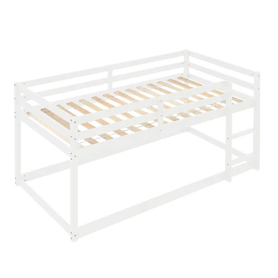 Twin Size Loft Bed With Safety Rail And Ladder-ModernLuxe 7 Twin Size Loft Bed With Safety Rail And Ladder-ModernLuxe - Image 7