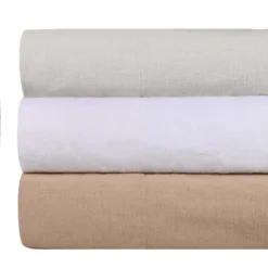Cotton Linen Garment Washed Deep Pocket Luxury 4 Piece Bed Sheet Set By Blue Nile Mills 11 Cotton Linen Garment Washed Deep Pocket Luxury 4 Piece Bed Sheet Set By Blue Nile Mills -Chic Household Items GUEST 76a95dd6 5a8d 41d5 913e 4c7508d76764