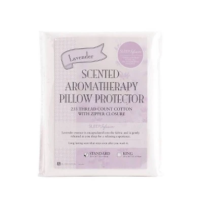 Lavender Infused Pillow Protector White - Dream Infusion 2 Lavender Infused Pillow Protector White - Dream Infusion - Image 2