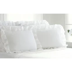 Eyelet Euro Sham - White (Euro) -Chic Household Items GUEST 7af8fb1e 1e6c 4a23 88de ec06ea4b14ba