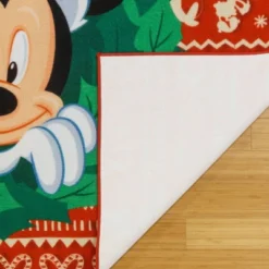Disney Mickey Mouse Wreath 54"x78" Area Rug Red -Chic Household Items GUEST 7dbcf54f fdc4 4164 9ebb 657eca134c0f