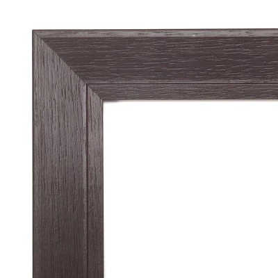 40" X 28" Non-Beveled Romano Espresso Narrow Wood Bathroom Wall Mirror - Amanti Art 2 40" X 28" Non-Beveled Romano Espresso Narrow Wood Bathroom Wall Mirror - Amanti Art - Image 2