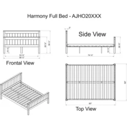 Full Harmony Bed - Bolton Furniture -Chic Household Items GUEST 82cb88b1 a0b8 4e1e 8e40 39e162f905b8