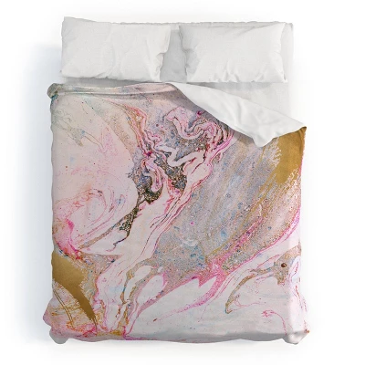 Deny Designs Iveta Abolina Winter Marble Duvet Cover Set 3 Deny Designs Iveta Abolina Winter Marble Duvet Cover Set - Image 3