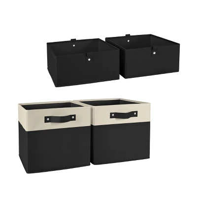 2pc Kids' 10.5" Two-Toned Folding Storage Bin Set - RiverRidge Home 6 2pc Kids' 10.5" Two-Toned Folding Storage Bin Set - RiverRidge Home - Image 6