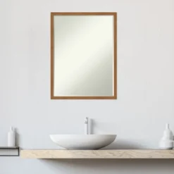 Amanti Art Carlisle Narrow Petite Bevel Wood Bathroom Wall Mirror 18 Amanti Art Carlisle Narrow Petite Bevel Wood Bathroom Wall Mirror -Chic Household Items GUEST 8a44748d 19dd 4737 b320 5eb7f5c3aa78