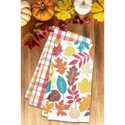 C&F Home Fall Leaves & Plaid Printed & Woven Kitchen Towel Set Of 2 9 C&F Home Fall Leaves & Plaid Printed & Woven Kitchen Towel Set Of 2 -Chic Household Items GUEST 8afdab49 5fc1 43b1 993b 0989b3a02b2a