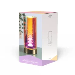 Teen Iridescent Cylinder LED Novelty Table Lamp - West & Arrow -Chic Household Items GUEST 8b1945d5 d718 430f ac81 7284267df2a2