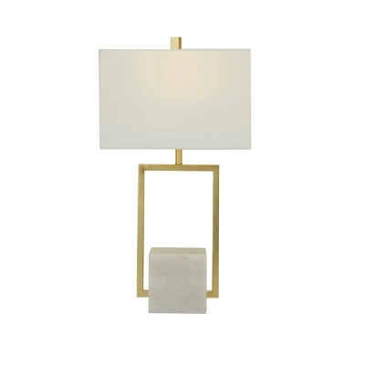 Marble Table Lamp With Square Shade – CosmoLiving By Cosmopolitan 7 Marble Table Lamp With Square Shade – CosmoLiving By Cosmopolitan - Image 7