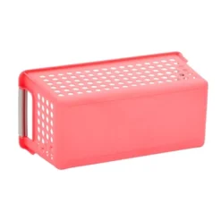 Farmlyn Creek 4 Pack Plastic Storage Baskets Bins With Handles For Shelves, Closet Organizer, 4 Colors 11 Farmlyn Creek 4 Pack Plastic Storage Baskets Bins With Handles For Shelves, Closet Organizer, 4 Colors -Chic Household Items GUEST 8e5a1e08 bd61 4eb7 b021 2293626ec52c