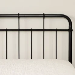 Vito Metal Complete Bed Pure Black - South Shore -Chic Household Items GUEST 93bb055a 9442 4496 bbba ad75aa8a0adc
