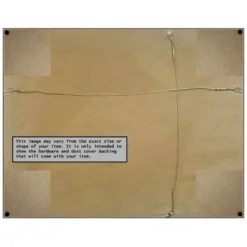 Hardwood Framed Bathroom Vanity Wall Mirror - Amanti Art -Chic Household Items GUEST 94224ced b594 4d8e aca5 5e2891f38b74