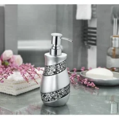 Creative Scents Silver Mosaic 6 Piece Bathroom Accessories Set 9 Creative Scents Silver Mosaic 6 Piece Bathroom Accessories Set -Chic Household Items GUEST 95c78ffb ce2a 475a 94ad 2f797f60ae1d