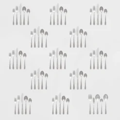 65pc Harrington Flatware Set Silver - Threshold™ 5 65pc Harrington Flatware Set Silver - Threshold™ -Chic Household Items GUEST 97c8579f 20f1 4e7e 9162 c0e3ee2610e0