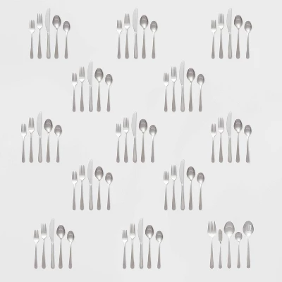 65pc Harrington Flatware Set Silver - Threshold™ 3 65pc Harrington Flatware Set Silver - Threshold™ - Image 3