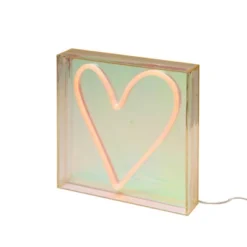 Teen Iridescent Heart Acrylic Box Novelty Table Lamp Pink - West & Arrow 5 Teen Iridescent Heart Acrylic Box Novelty Table Lamp Pink - West & Arrow -Chic Household Items GUEST 99fa80ef ff4b 44fd b996 92afcb093663