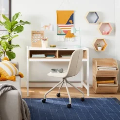 Bly Kids' Desk White - Pillowfort™ -Chic Household Items GUEST 9ca002a4 6563 4787 a7e9 4f9eab3f8de7