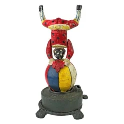Design Toscano Spinning Acrobat Clown On Globe Authentic Iron Mechanical Bank 8 Design Toscano Spinning Acrobat Clown On Globe Authentic Iron Mechanical Bank -Chic Household Items GUEST a2426497 b6fc 42fd 8ad6 1d0f3fe6ef47