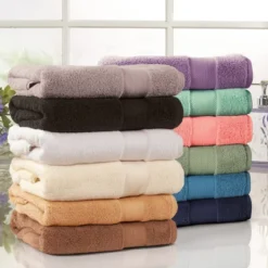 Premium Cotton Solid Plush Heavyweight Luxury Towel Set By Blue Nile Mills 11 Premium Cotton Solid Plush Heavyweight Luxury Towel Set By Blue Nile Mills -Chic Household Items GUEST a7154667 f001 440f a75a ceaf1048d18d
