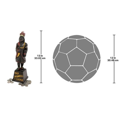 Design Toscano Cigar Store Indian Foundry Iron Folk Art Bank 1 Design Toscano Cigar Store Indian Foundry Iron Folk Art Bank