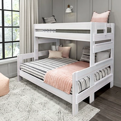 Max & Lily Farmhouse Twin XL Over Queen Bunk Bed 1 Max & Lily Farmhouse Twin XL Over Queen Bunk Bed