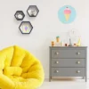 8" X 10" X 12" Set Of 3 Hexagon Shelves For Kids' Room - InPlace