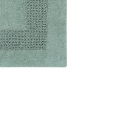 Extremely Absorbent Cotton Bath Rug 24" X 40" Sage By Perthshire Platinum Collection