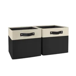 2pc Kids' 10.5" Two-Toned Folding Storage Bin Set - RiverRidge Home 24 2pc Kids' 10.5" Two-Toned Folding Storage Bin Set - RiverRidge Home -Chic Household Items GUEST b0cd9c0c 2716 47bb 9142 06532c147172
