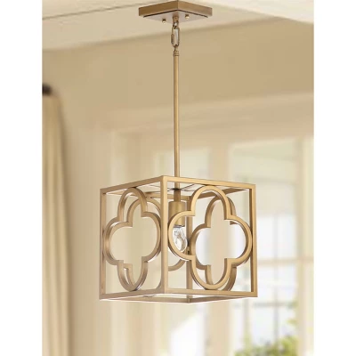 14" Rabia Trellis Pendant Gold - Safavieh 1 14" Rabia Trellis Pendant Gold - Safavieh
