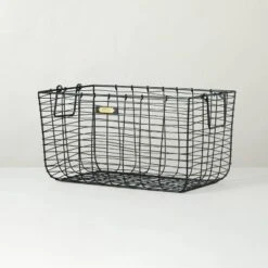 Wire Storage Basket Black - Hearth & Hand With Magnolia -Chic Household Items GUEST b22a1734 78e8 485f ac33 f45b9366683c