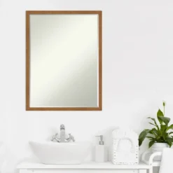 Amanti Art Carlisle Narrow Petite Bevel Wood Bathroom Wall Mirror 16 Amanti Art Carlisle Narrow Petite Bevel Wood Bathroom Wall Mirror -Chic Household Items GUEST b36d3782 5c9a 4add 8144 33fa11147ea5