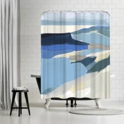 Americanflat 71X74 Abstract Shower Curtain By Pi Creative Art -Chic Household Items GUEST b3a727ff 3819 4e47 a848 fd679699f12e