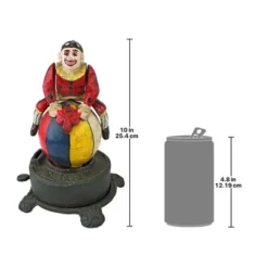 Design Toscano Spinning Acrobat Clown On Globe Authentic Iron Mechanical Bank 9 Design Toscano Spinning Acrobat Clown On Globe Authentic Iron Mechanical Bank -Chic Household Items GUEST b591cc37 9d7d 4649 9ed9 e715a20d4979