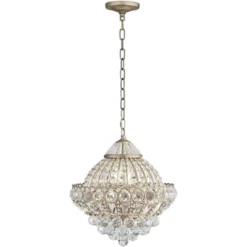 Vienna Full Spectrum Wallingford Antique Brass Chandelier 16" Wide French Crystal Glass 6-Light Fixture For Dining Room House Kitchen Island Entryway -Chic Household Items GUEST b72ce8d7 5639 4733 ac1a 50566a5ad079