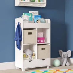 Kids' Book Nook Cubby Storage Cabinet With Bookrack - RiverRidge Home 19 Kids' Book Nook Cubby Storage Cabinet With Bookrack - RiverRidge Home -Chic Household Items GUEST b8381782 6b6c 48b1 b3c2 bb02b7ca4b28