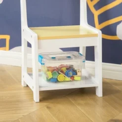 Qaba 3-in-1 Activity Table And Chair Set, Modern Kids Writing Desk Set, Bricks And Roads Style Table And Chair Set, 3pc Total, White 9 Qaba 3-in-1 Activity Table And Chair Set, Modern Kids Writing Desk Set, Bricks And Roads Style Table And Chair Set, 3pc Total, White -Chic Household Items GUEST b9406ed9 95d1 469d b31a 5ceafd936f9c