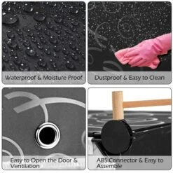 Costway 12 Cubic Portable Shoe Rack Shelf Cabinet Storage Closet Organizer Home Furni -Chic Household Items GUEST b9ac9875 182a 457d b312 7a8ecc5d4085