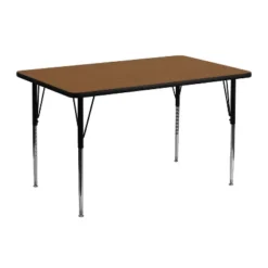 Emma And Oliver 24x48 Rectangle HP Laminate Adjustable Activity Table -Chic Household Items GUEST c01e8887 2071 4ad2 b82a 0392c8108ee1 1