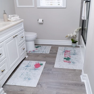 Bathroom Rugs 3 Piece Set - Non-Slip Ultra Thin Bath Rugs For Bathroom Floor 11 Bathroom Rugs 3 Piece Set - Non-Slip Ultra Thin Bath Rugs For Bathroom Floor - Image 11