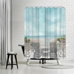 Americanflat 71X74 Abstract Shower Curtain By Pi Creative Art -Chic Household Items GUEST c531aa33 3834 4366 b3f2 5fc66330abbb