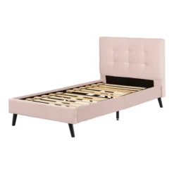 Maliza Upholstered Complete Platform Bed Pale Pink - South Shore 18 Maliza Upholstered Complete Platform Bed Pale Pink - South Shore -Chic Household Items GUEST c56828f2 2022 4034 8f96 303fbdb01650