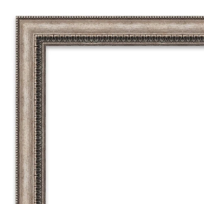 22" X 28" Non-Beveled Lyla Ornate Bathroom Wall Mirror Silver - Amanti Art 2 22" X 28" Non-Beveled Lyla Ornate Bathroom Wall Mirror Silver - Amanti Art - Image 2