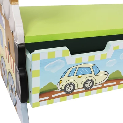 Cars Transportation Bookshelf - Fantasy Fields By Teamson Kids 5 Cars Transportation Bookshelf - Fantasy Fields By Teamson Kids - Image 5