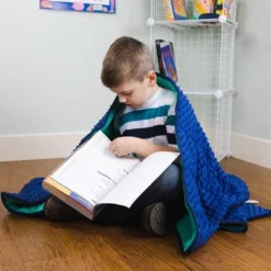 Bouncy Bands 7lb Weighted Sensory Blanket - Blue & Green 6 Bouncy Bands 7lb Weighted Sensory Blanket - Blue & Green -Chic Household Items GUEST c8c7966a 3289 460d ad5e 5106f5845dcd