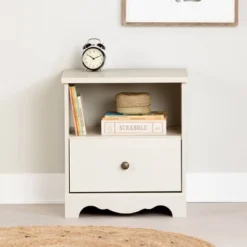 Lyara 1 Drawer Nightstand White Wash - South Shore 16 Lyara 1 Drawer Nightstand White Wash - South Shore -Chic Household Items GUEST c8f7deac 05eb 45c3 bc18 66a7d931ee1a