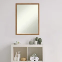 Amanti Art Carlisle Narrow Petite Bevel Wood Bathroom Wall Mirror 17 Amanti Art Carlisle Narrow Petite Bevel Wood Bathroom Wall Mirror -Chic Household Items GUEST cbc0c173 2066 478b 8b72 6267748d58a5