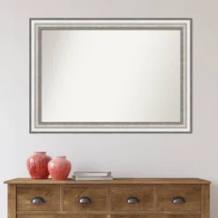 41" X 29" Non-Beveled Salon Silver Bathroom Wall Mirror - Amanti Art 13 41" X 29" Non-Beveled Salon Silver Bathroom Wall Mirror - Amanti Art -Chic Household Items GUEST cca1627b aac0 40dc a094 4629eb26f86f